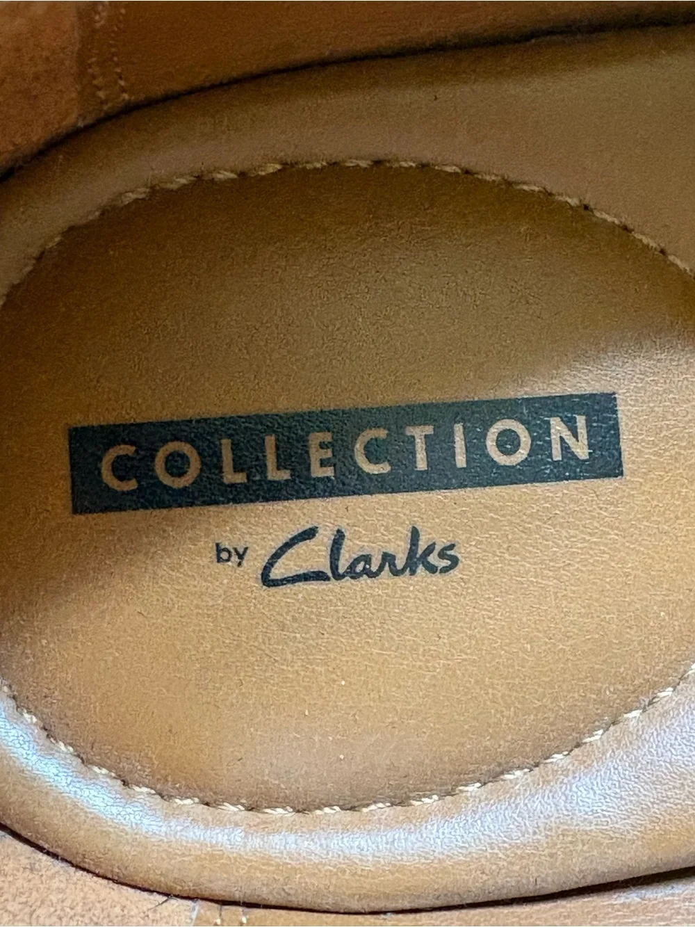 Clarks Men's Dresslite Step Dark Tan Leather Slip-On Loafers